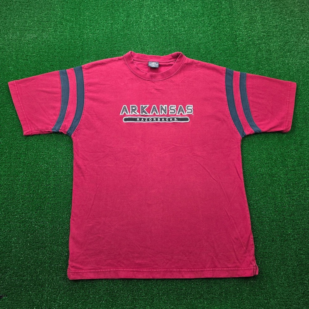 Arkansas Razorbacks Collegiate Tshirt Mens Large Red Short Sleeve NCAA